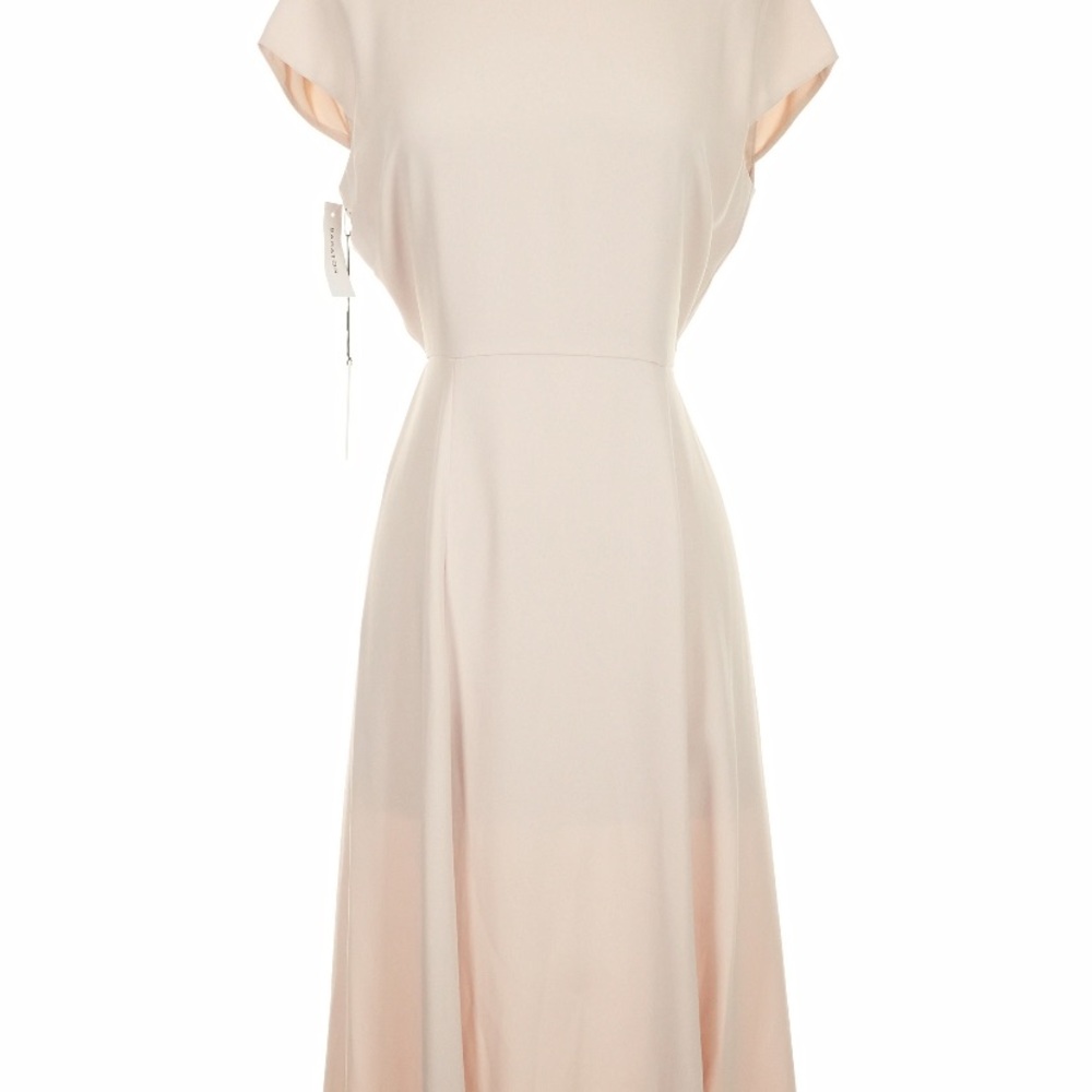Babaton Cream Maxi Dress with Cap Sleeves